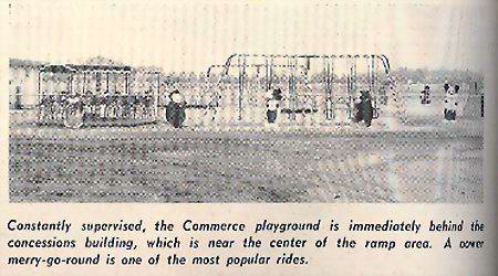 Commerce Drive-In Theatre - Commerce Playground 1957 (newer photo)